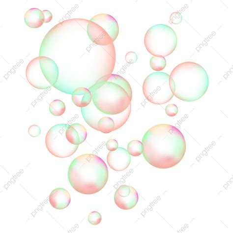 Realistic Clipart Vector Transparent Bubble Realistic Bubble Shiny