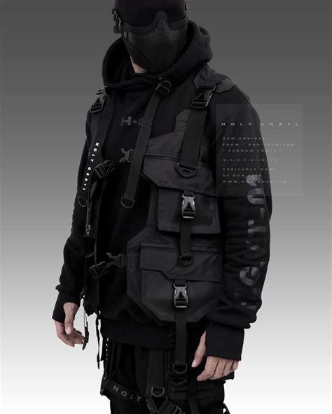 Hoodie Holygrail Official Tactical Wear Tech Wear Fashion Tech Clothing