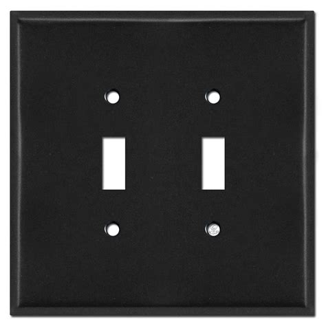 Oversized Single Gfci Decora Rocker Switch Plate Covers Black