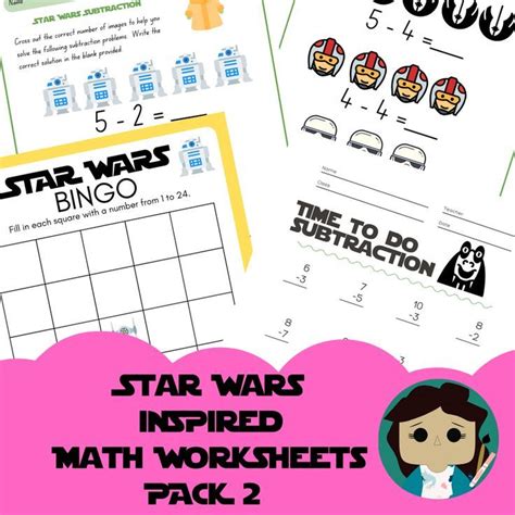 Star Wars Inspired Worksheet Pack 2 Math Worksheets For Early