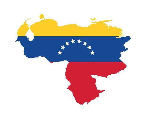 Venezuela Flag National American Latine Emblem Map Icon Vector