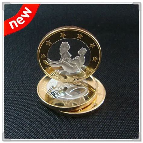 new arrival non magnetic 40pcs lot sexy europe commemorative coins silver gold clad token coin