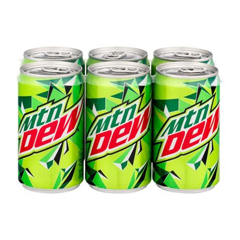 Save On Mtn Dew Mini Cans 6 Pk Order Online Delivery Martins