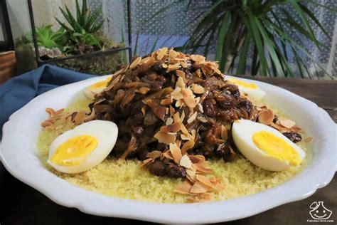 Couscous tfaya Une spécialité marocaine salée sucrée