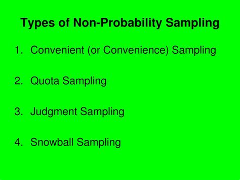 Ppt Bhv 390 Research Methods Non Probability Sampling Techniques