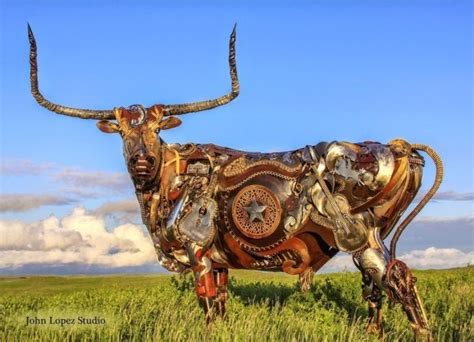 Incredible Artist Turns Scrap Metal Into Life Size Sculptures