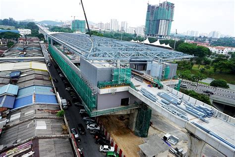 محطة قطار في ماليزيا taman pertama mrt station hide. Pictures of Taman Pertama MRT Station during construction ...
