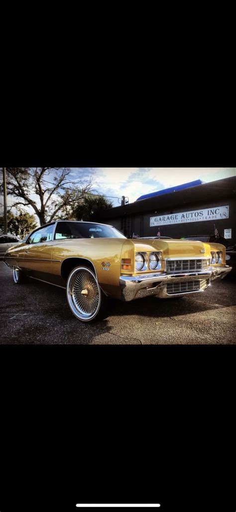 24 Inch Gold Daytons Photography By Miamiearl Box Chevy Ls Brougham