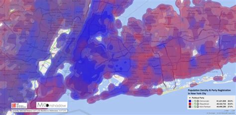 Data Density Maps For Registered Voters