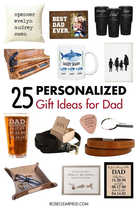 32 items in this article 8 items on sale! 25 Personalized Gift Ideas for Dad | Meaningful dad gifts ...