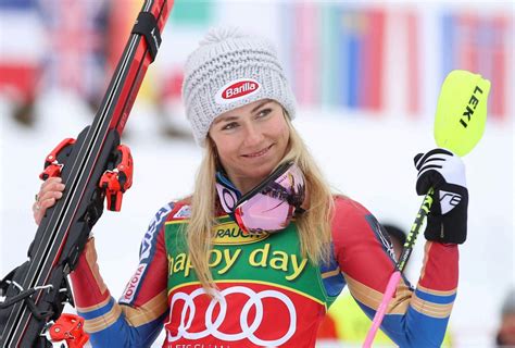 Mikaela Shiffrin At Alpine Skiing Fis World Cup Slalom At Kranjska Gora