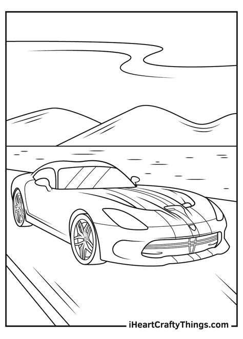 Sports Car Coloring Pages Updated 2021