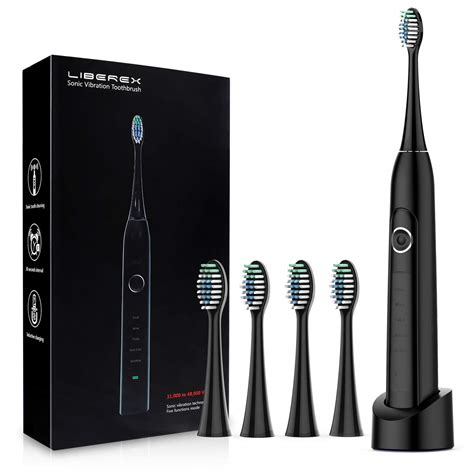 Achetez en ligne votre brosse à dent electrique à prix e.leclerc. Liberex Brosse à Dents Électrique Rechargeable Sonique ...