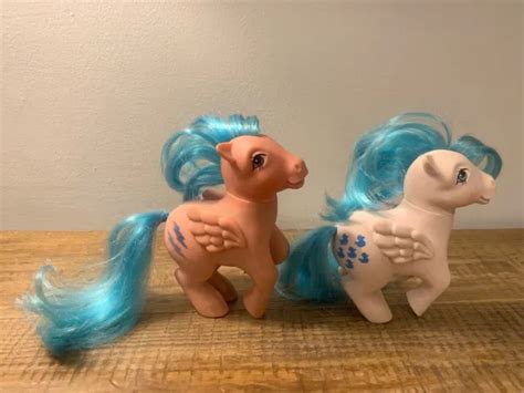 Hasbro My Little Pony Generation 1 1983 Pegasus Set Of 2 Firefly