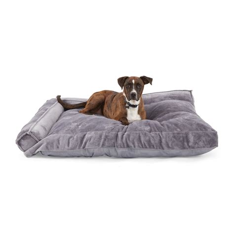 Everyyay Essentials Snooze Fest Grey Corner Dog Bed 48 L X 36 W Petco