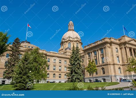 Alberta Legislature Building In Edmonton Stock Image Image Of Path