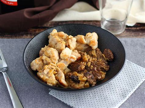 Ris de veau aux morilles