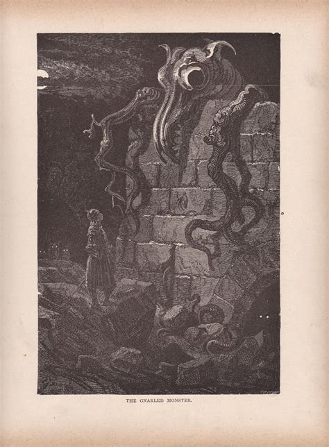 Masterpieces Of Gustave Dore The Gnarled Monster