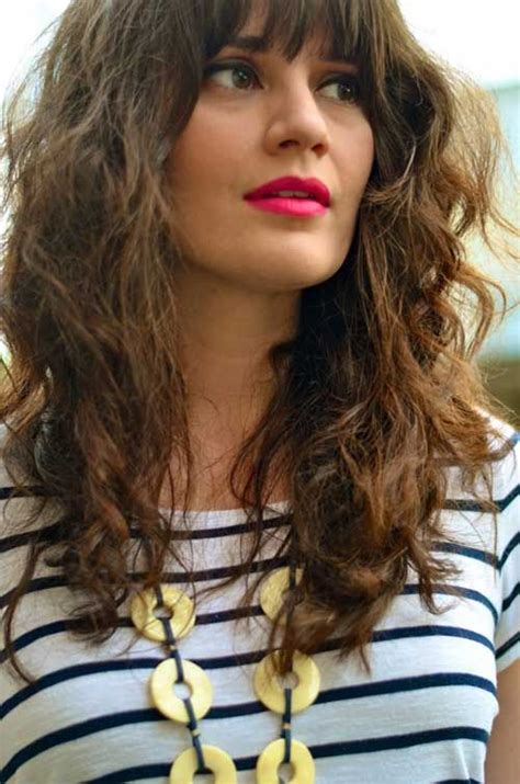 Looking for more curly hair fringe inspiration? 27 Ideas of Curly Hair With Bangs (Trending in May 2021)