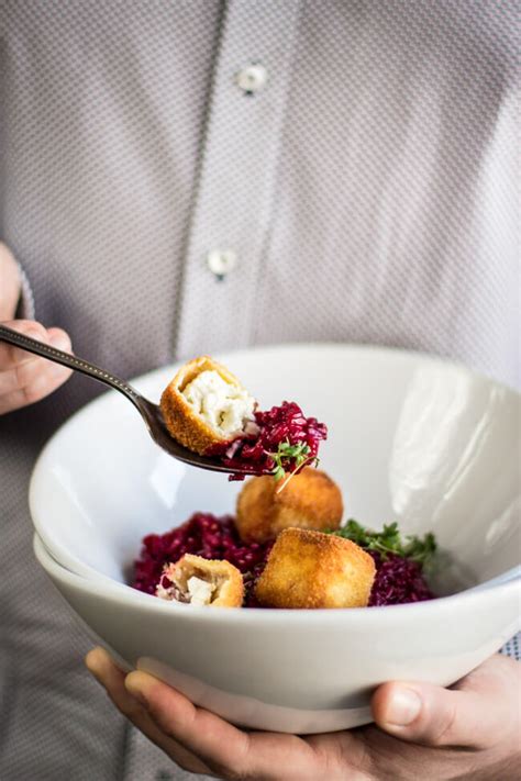 Rote Beete Risotto mit Feta und Kresse LECKER Co