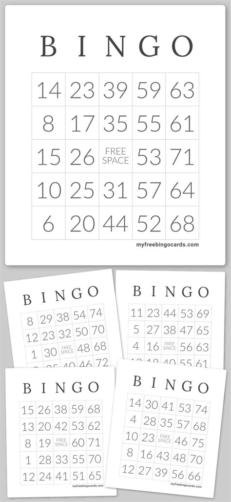 100 Free Printable Bingo Cards 1 75 100 Happy Birthday Bingo Cards