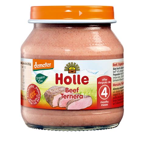 Earth's best organic baby food puree pouch 8. Holle Organic Beef Baby Food - Ulula.co.uk