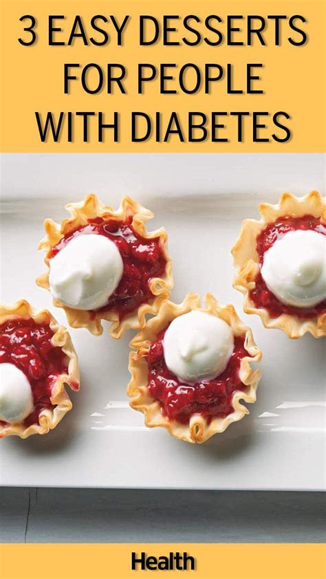 3 Easy Desserts For People With Diabetes In 2021 Diabetic Friendly