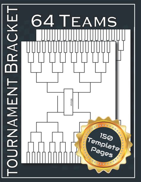 Buy Tournament Bracket 64 Player Team Tournament Bracket Template