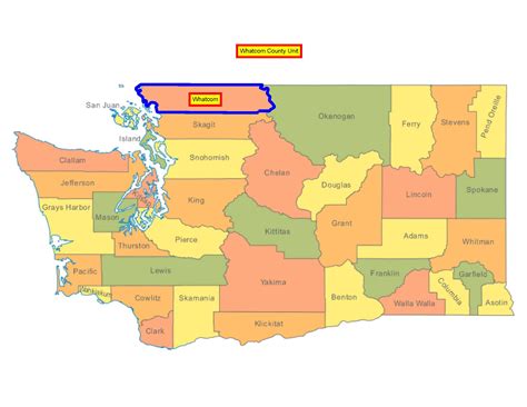 Whatcom County Map