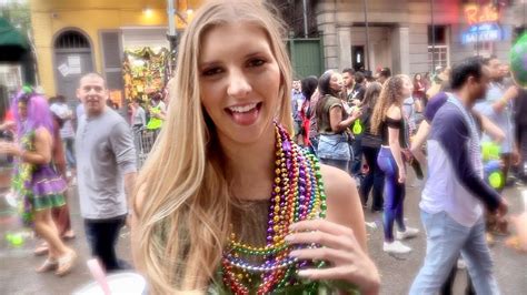 Mardi Gras 2018 Adventure On Bourbon St Youtube