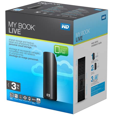 Wd My Book Live 2tb Personal Cloud Storage Nas Share Files