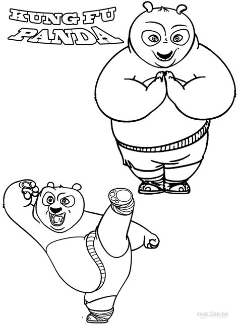 Printable Kung Fu Panda Coloring Pages For Kids | Cool2bKids