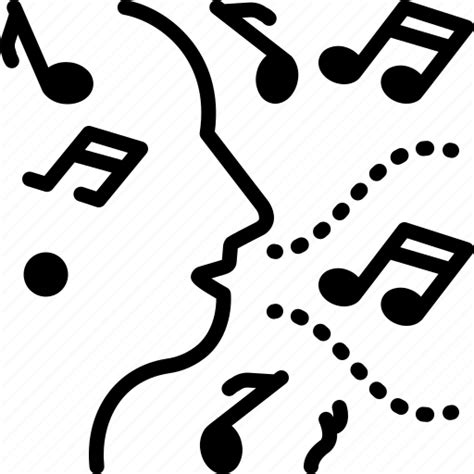 Improvisation Melodious Music Sing Tone Voice Icon Download On