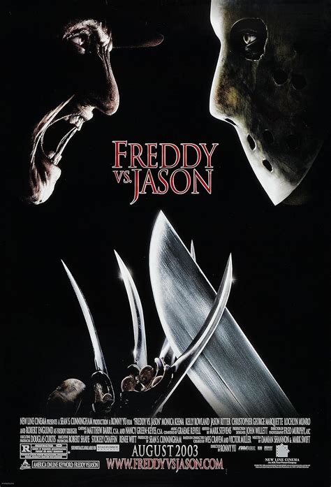 Freddy Vs Jason 2003 Movie Poster 24x36 Inches Horror