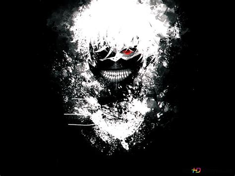 Tokyo Ghoul Ken Kaneki In Bianco E Nero Download Di Sfondi Hd Anime