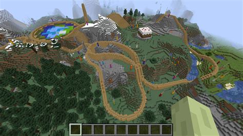 Pmc 10th Anniversary Roller Coaster Minecraft Map