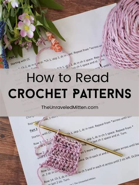 How To Read Crochet Patterns Easy Crochet Patterns Free Crochet