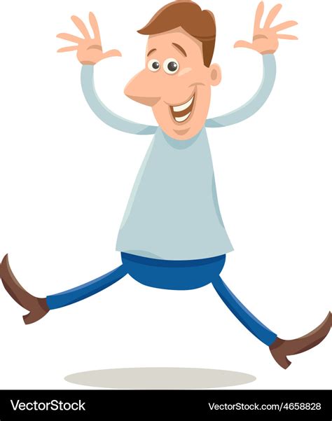 Excited Man Clipart