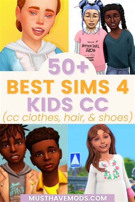 The Ultimate List Of Sims 4 Kids Cc Best Child Clothes Child Hair Child