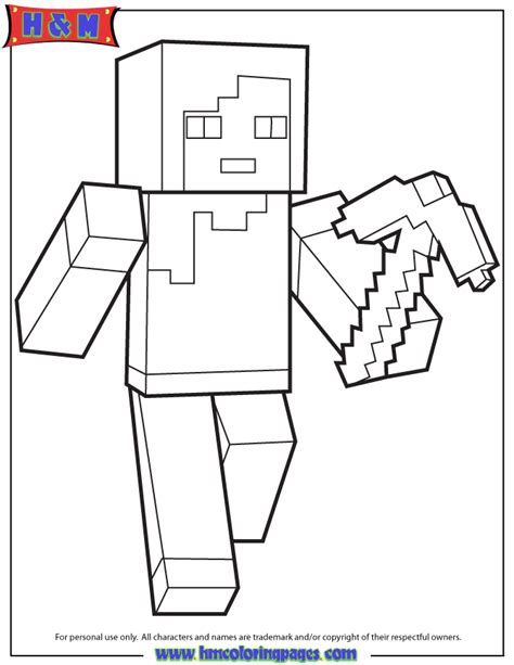 Coloring Pages Minecraft Coloring Home