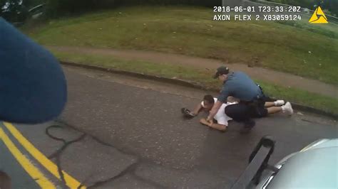 body cam footage shows police officer hitting fleeing suspect with patrol car