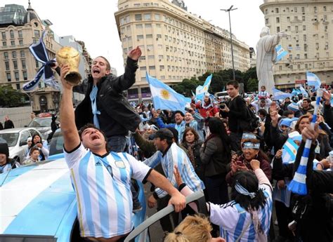 Los Festejos Por El Triunfo Argentino Se Sintieron En Todo El País