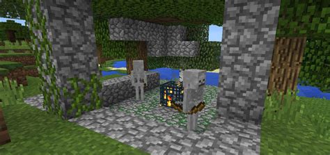 Скачай и установи minecraft forge. -405670709: Skeleton Dungeon At Spawn | Minecraft PE Seeds