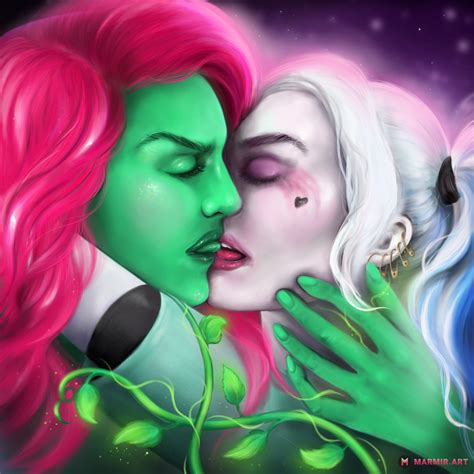 Marmirart Harley Quinn And Poison Ivy Harley Quinn Fan Art