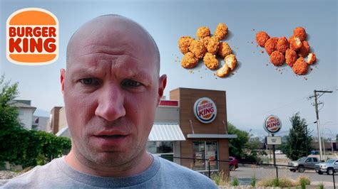 Burger Kings Popcorn Chicken Original And Spicy Youtube