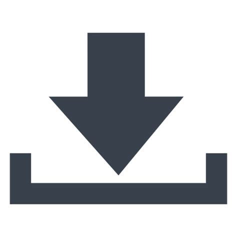 Icono De Descarga Simple Descargar Png Svg Transparente