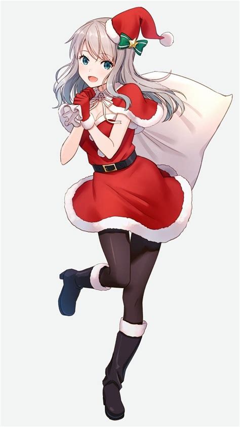 Chibi Anime Christmas Girl
