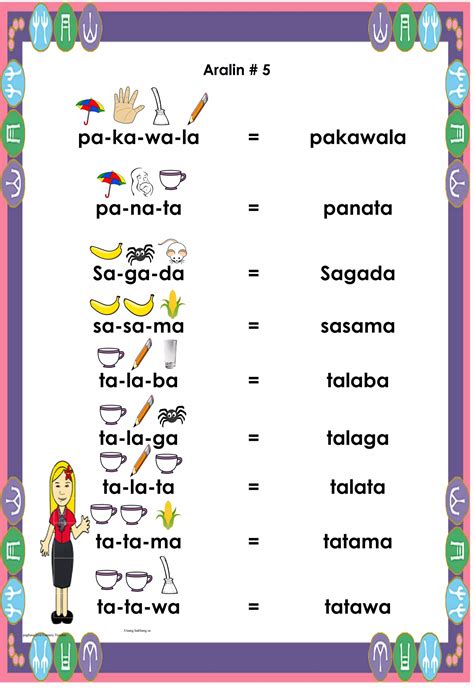 Kindergarten Pagbasa Ng Tagalog Pdf Pagsasanay Sa Filipino Samut