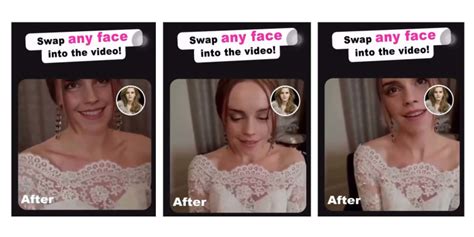 Sexual Deepfake Ads Using Emma Watsons Face Ran On Facebook Instagram