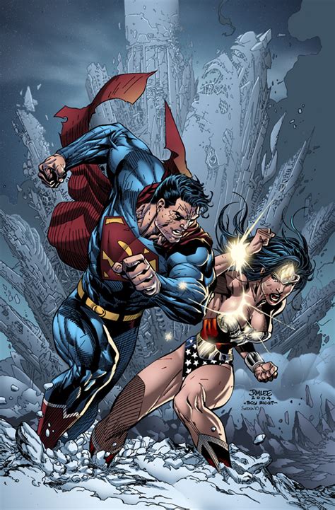 Superman Wonder Woman Comic Art Community Gallery Of Comic Art